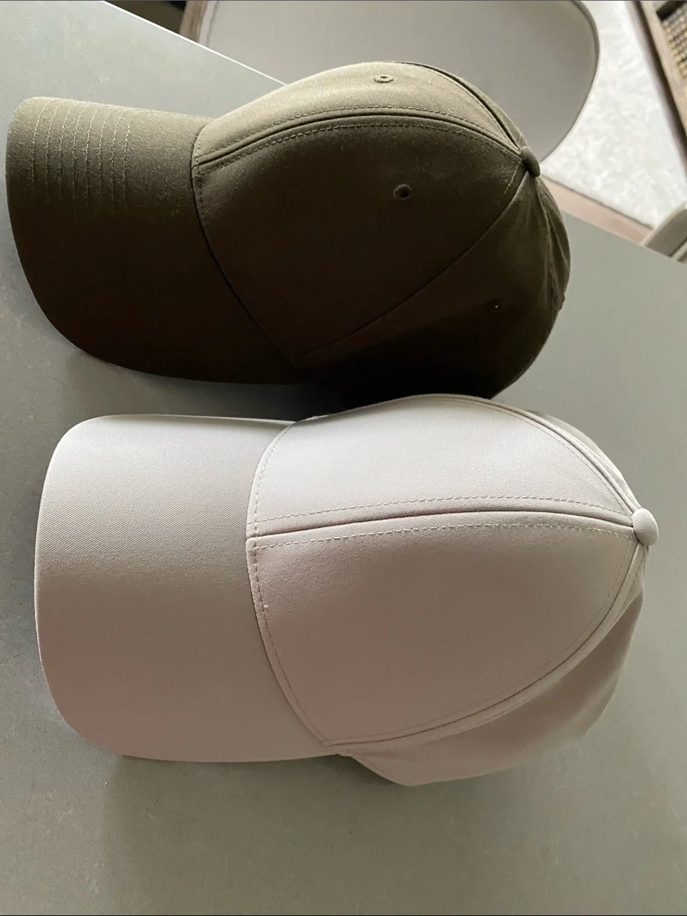 Aritzia Babaton Golden TNA ALO Zara Mango Olive Taupe Nude Khaki Baseball Caps